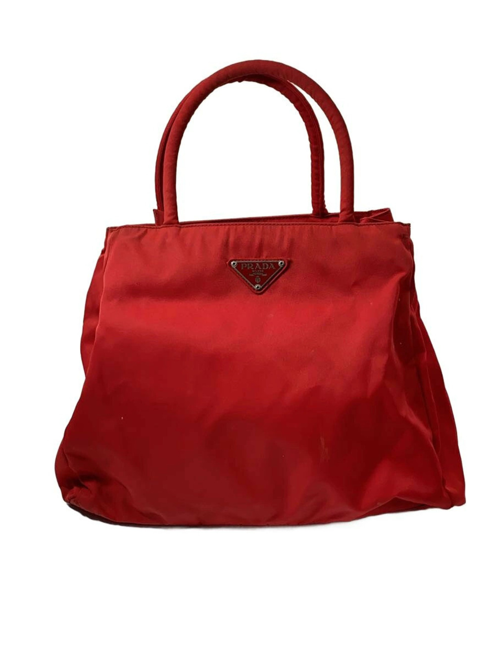 Prada Tote Tessuto Saffiano Bag RED